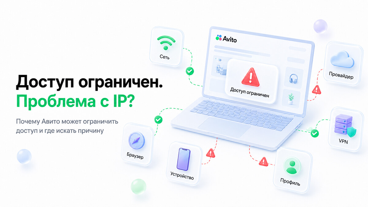 Доступ ограничен: проблема с IP на Авито — что делать и как вернуть доступ