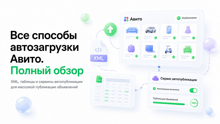 Как работает автозагрузка Авито: способы и выбор формата