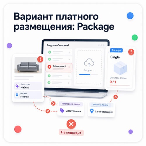 Вариант платного размещения: Package, будьте начеку