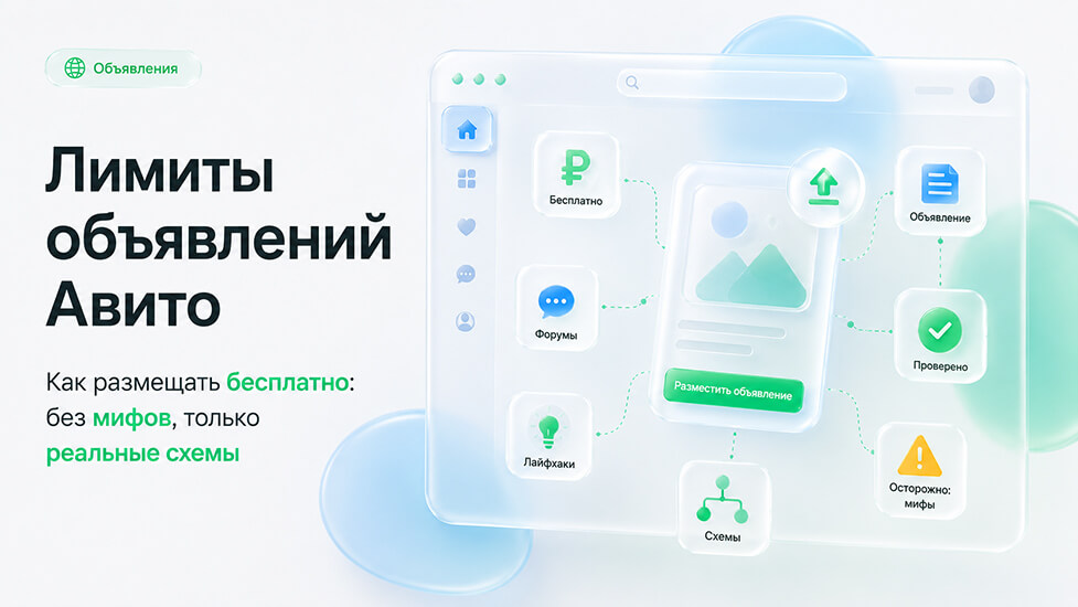 Лимиты на Авито в 2026: количество, ограничения и категории