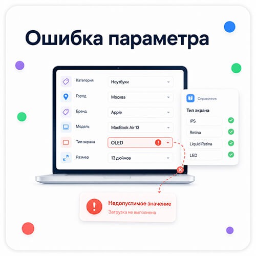 Иллюстрация Ошибка параметра