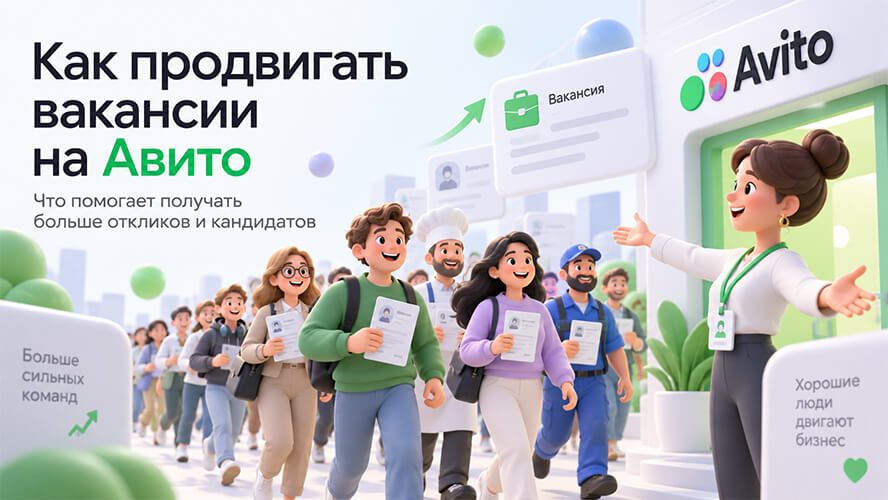 Как продвигать вакансии на Авито: отклики, бюджет и цена найма